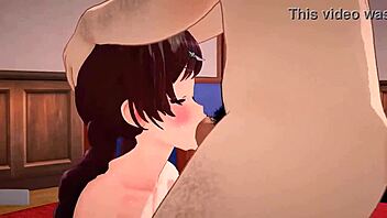 Watch This Couple Fucking with Monster Cock in 3D!