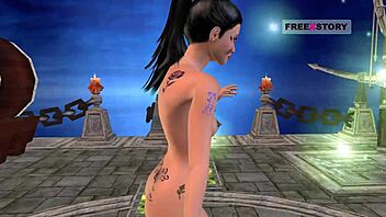 animated 3d cartoon of indian teen