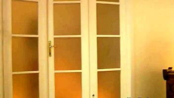 Horny teen gives handjob and blowjob before riding old cock in shoes.