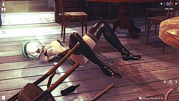 Exploring 3D Simulation with a Cute Japanese Anime Girl Character.