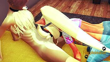Crash Bandicoot's Coco gets wild with a fox in steamy anime porn