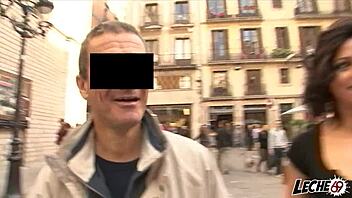 Spanish brunette juggles boxing and monster cock sex 😜