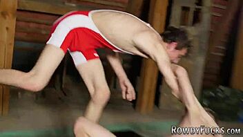 Skinny Twinks Wrestle With Passion