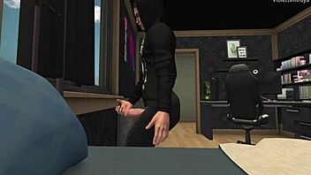 My neighbor's beautiful wife and I have a steamy pool encounter