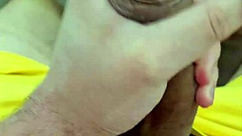 Brazilian twink shows off new yellow underwear