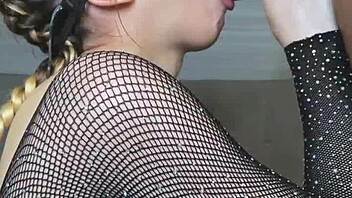 big booty white girl dominates black cock in sexy lingerie for hot interracial ride