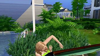 Bee-stung lip whore gives sloppy blowjob climax