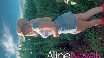 Alena Novak's steamy farm visit: blonde bombshell's kinky soap play and titillation