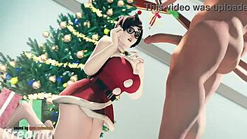 Mei Compilation! Overwatch Hentai with Big Tits and Ass!