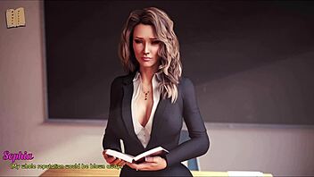 A wife and stepmother play a game together.