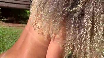 Sensual ebony beauty struggles to offer guidance to Dani, resulting in passionate intimacy