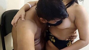 He arrives and fucks hot desi bhabhi in homemade double penetration