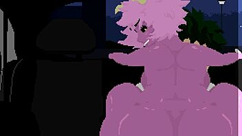 Mina's Car Sex Show! Rough Riding Monster Cock!