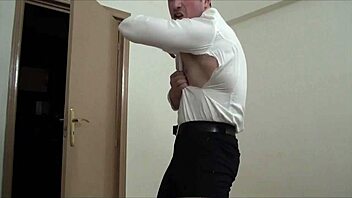 Divine intervention: Gay porn featuring a hunky stud