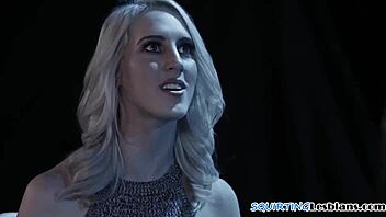 Busty Milf Queens Babe Enjoys Sapphic Threesome with Friends