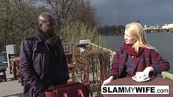 Blonde Slut Takes Huge Black Dick In Ass 😈