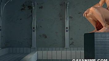 3D Cop Enjoys Rimjob and Toys