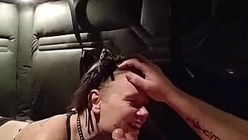 Kitty Gives Blowjob with Buttplug in Ass