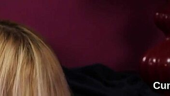 foxy looker swallows cumshot on face?