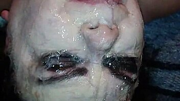 messy dildo play with toys in throat 😜