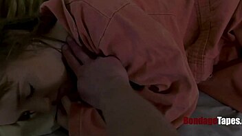 Teen felon interacts with correctional officer in garage