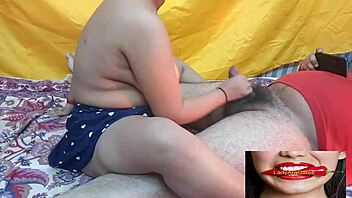 Indian Girlfriend Gives Wild Footjob Outdoors to Lucky Friend