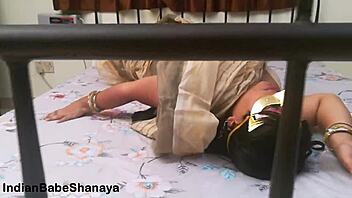 Shanaya, a stunning mature Indian MILF and bhabhi, indulges in solo pleasure