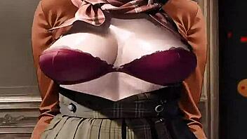 Hentai gameplay with my waifu Ashley in Resident Evil 4, detailed POV creampie scenes