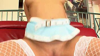 Experienced Carolyn Reese, a slut with big velvety tits, teases endlessly.