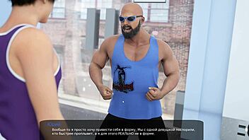 Total playthrough of Milfy City Part 8.1, featuring big tits and foot fetish