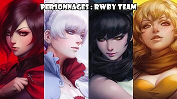 weiss dominates in rwby hentai joi femdom scene