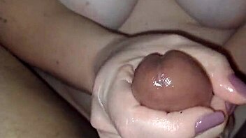 wife's professional penile massage feels so damn good