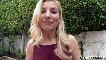 hot blonde craves his big cock