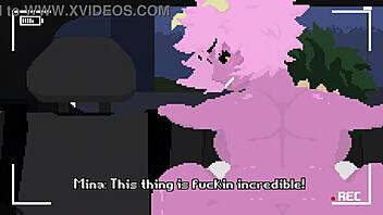 Steamy cartoon sex in a sedan with Ashido Mina