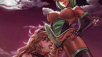 weiss dominates in rwby hentai joi femdom scene