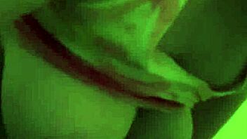 i love watchin' this blonde's big tits in public blowjob scene