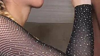 big booty white girl dominates black cock in sexy lingerie for hot interracial ride