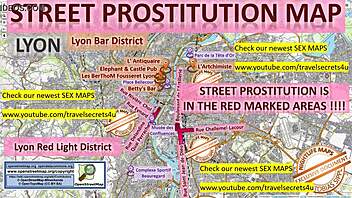 Lyon France Street Map Shows Teen 18+ Brothel Blowjob Hotspots!