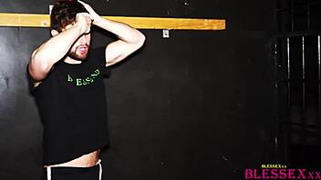 Threesome fucking hard in jail