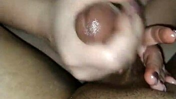 wife's professional penile massage feels so damn good