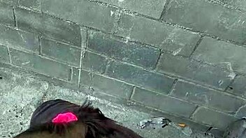 Moreno Arrives To Fuck Brunette While She Washes Clothes