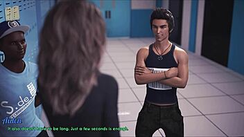 A wife and stepmother play a game together.