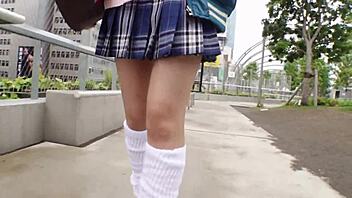 part 1 of stunning skinny asian babe getting creampied pov