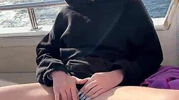 Public sex couples on a yacht with teen creampie and fucking