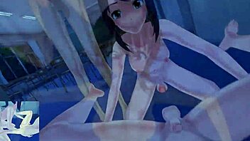 Intriguing encounter between the knocking woman and the boy