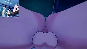 Intriguing encounter between the knocking woman and the boy