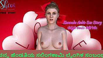 Listen to my wife's lesbian sex story in Kannada?