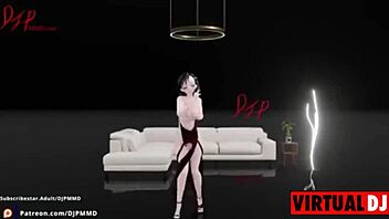 Cute Futa Rachel Dancing Seductively.