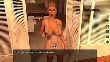 Alex Watches Jena Taking Shower In Dreams Of Desire!