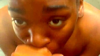 ebony teen loves blowjobs and big black cocks